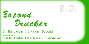 botond drucker business card
